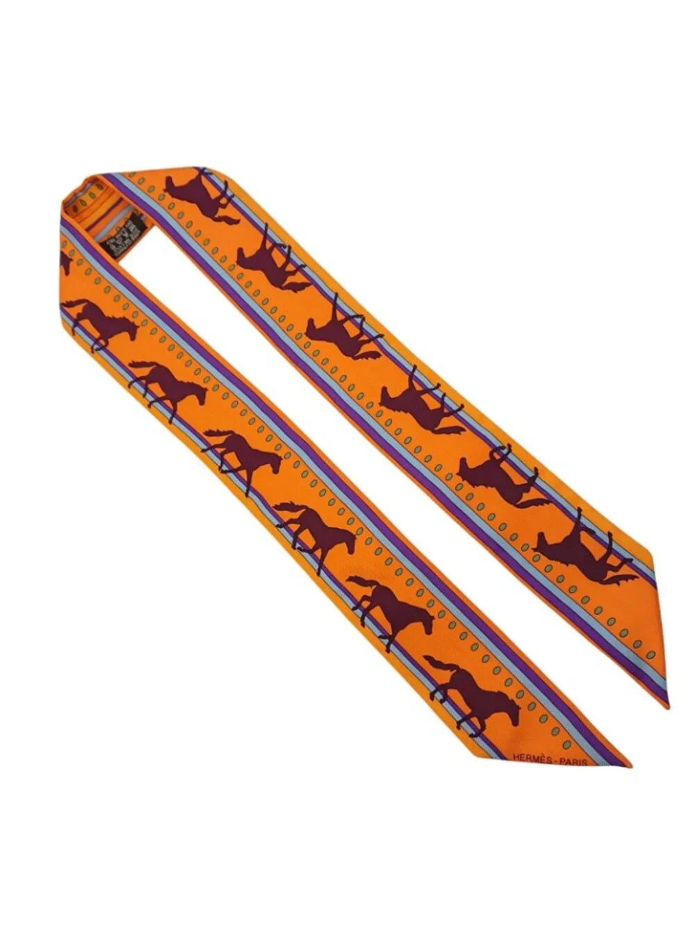 ★SOLD★ Hermes Sequences Horse Print Silk Scarf - Picture 4 of 13